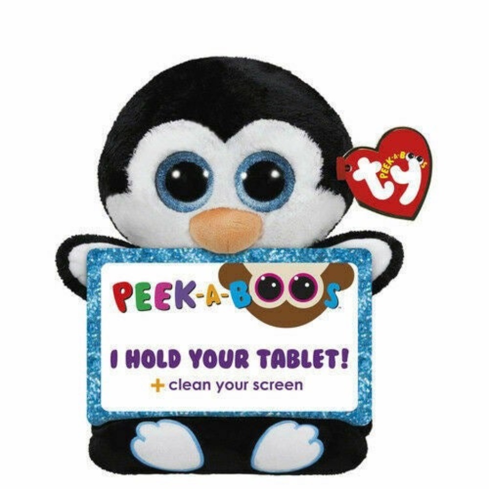 Ty Peek-A-Boos Penni Penguin Tablet Hold